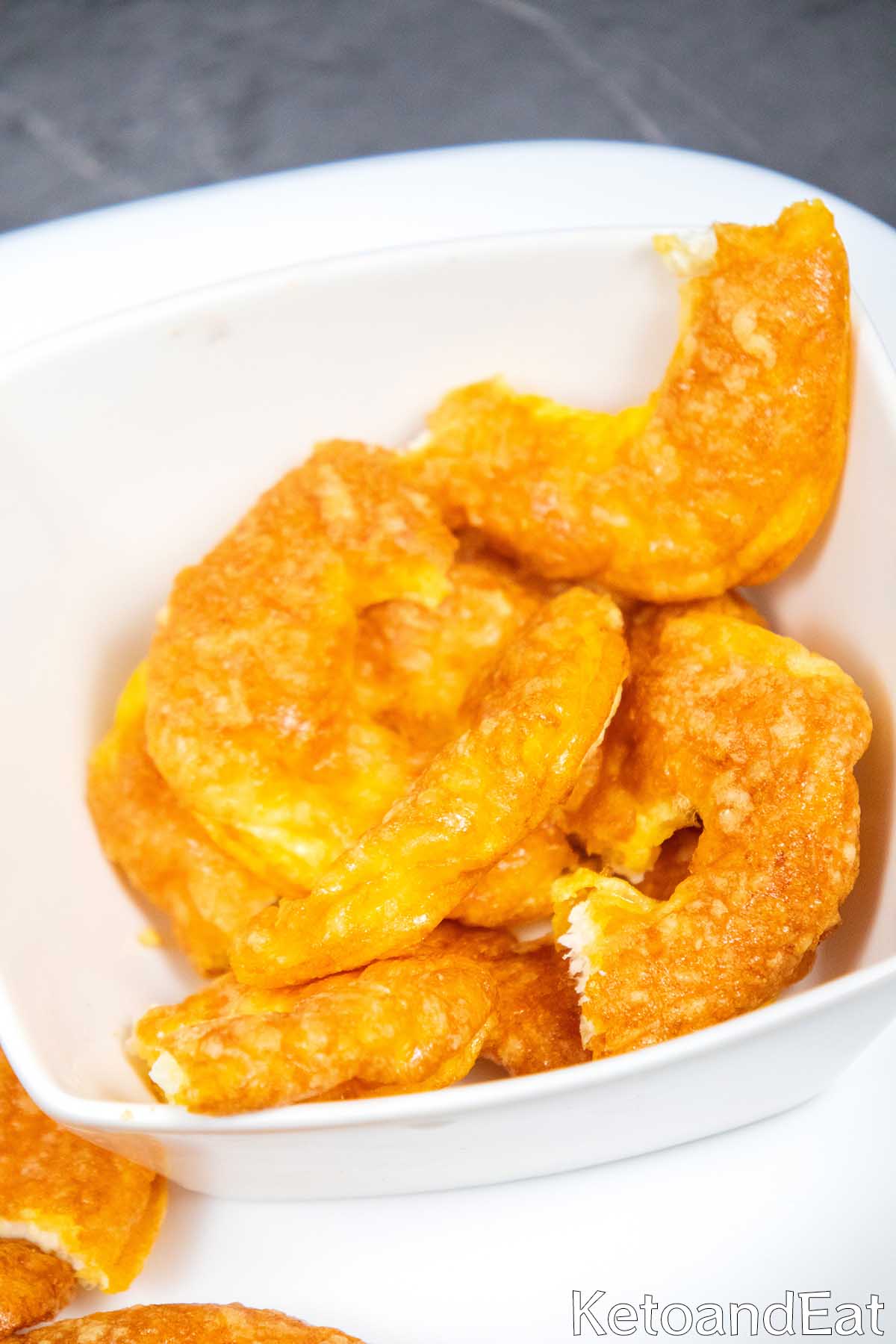 Carnivore Diet Airy Cheddar Bites