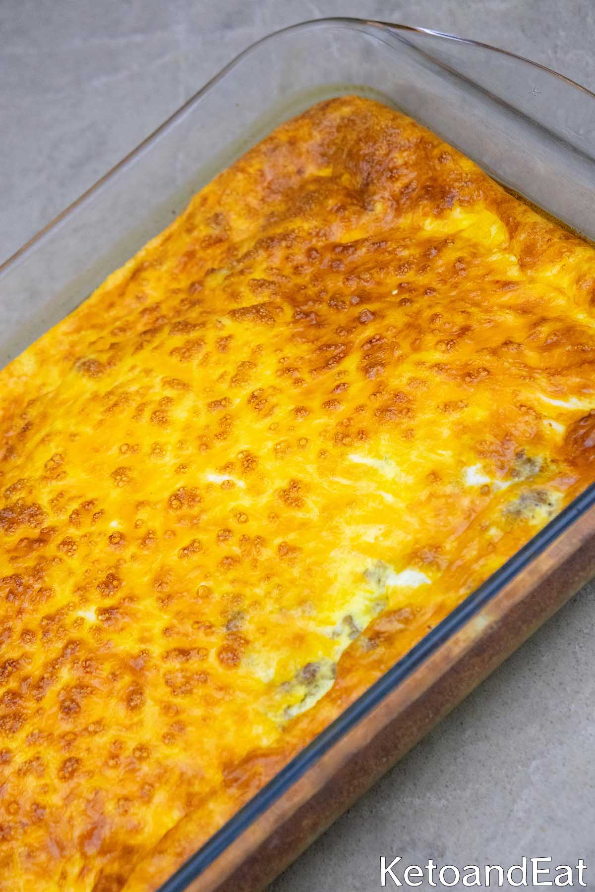 Carnivore Beef & Egg Casserole