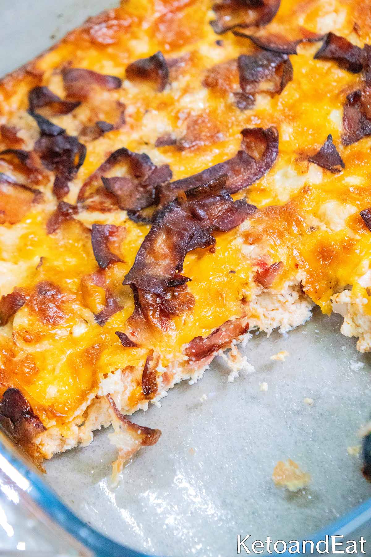 Carnivore Diet Chicken & Bacon Casserole