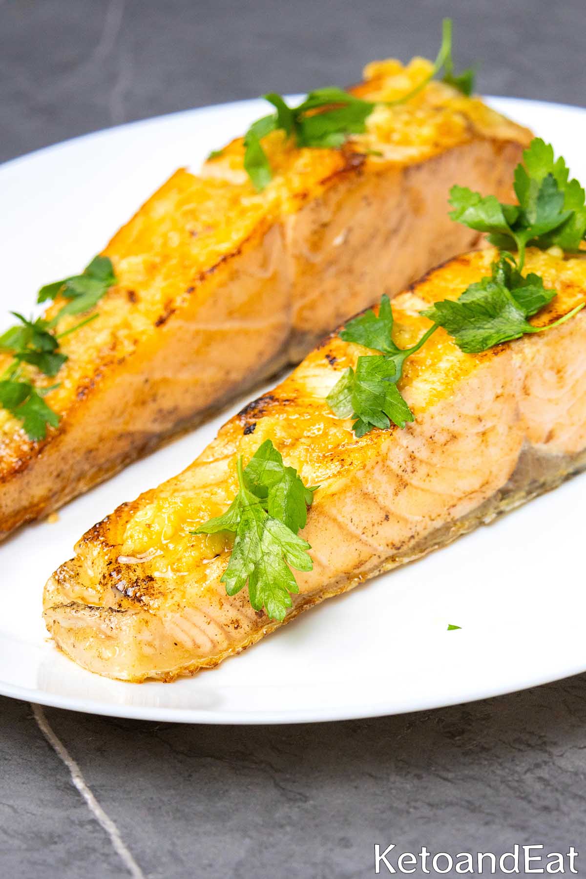 Carnivore Garlic Butter Salmon