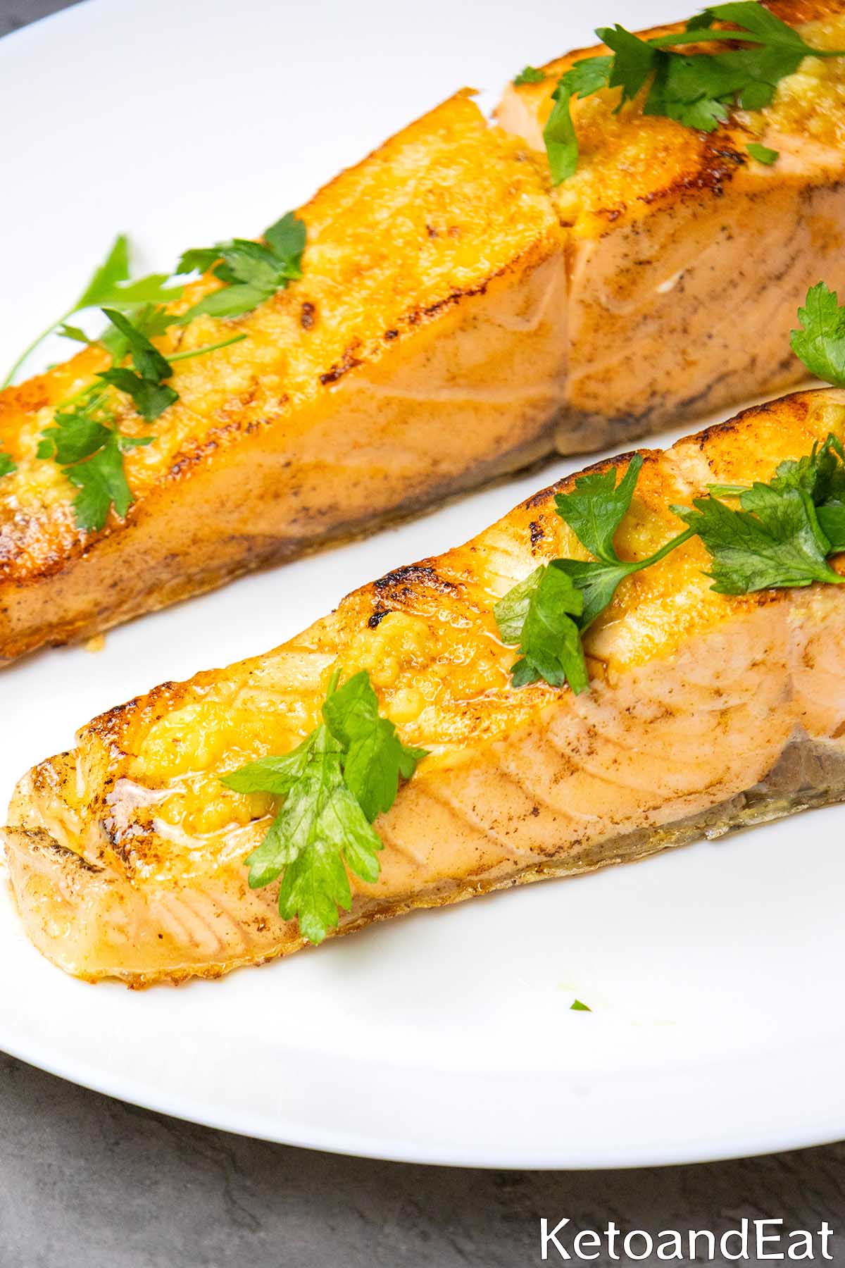 Carnivore Garlic Butter Salmon