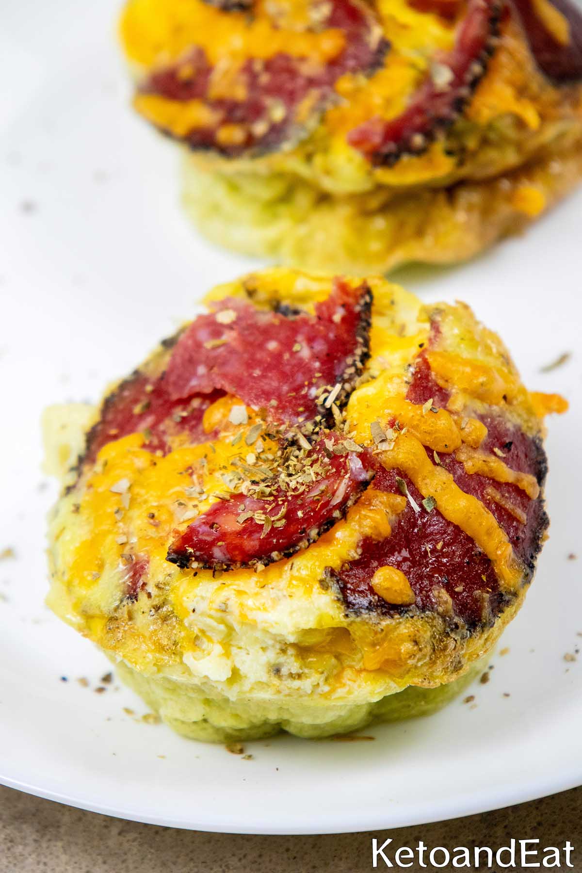 Carnivore Pizza Muffins