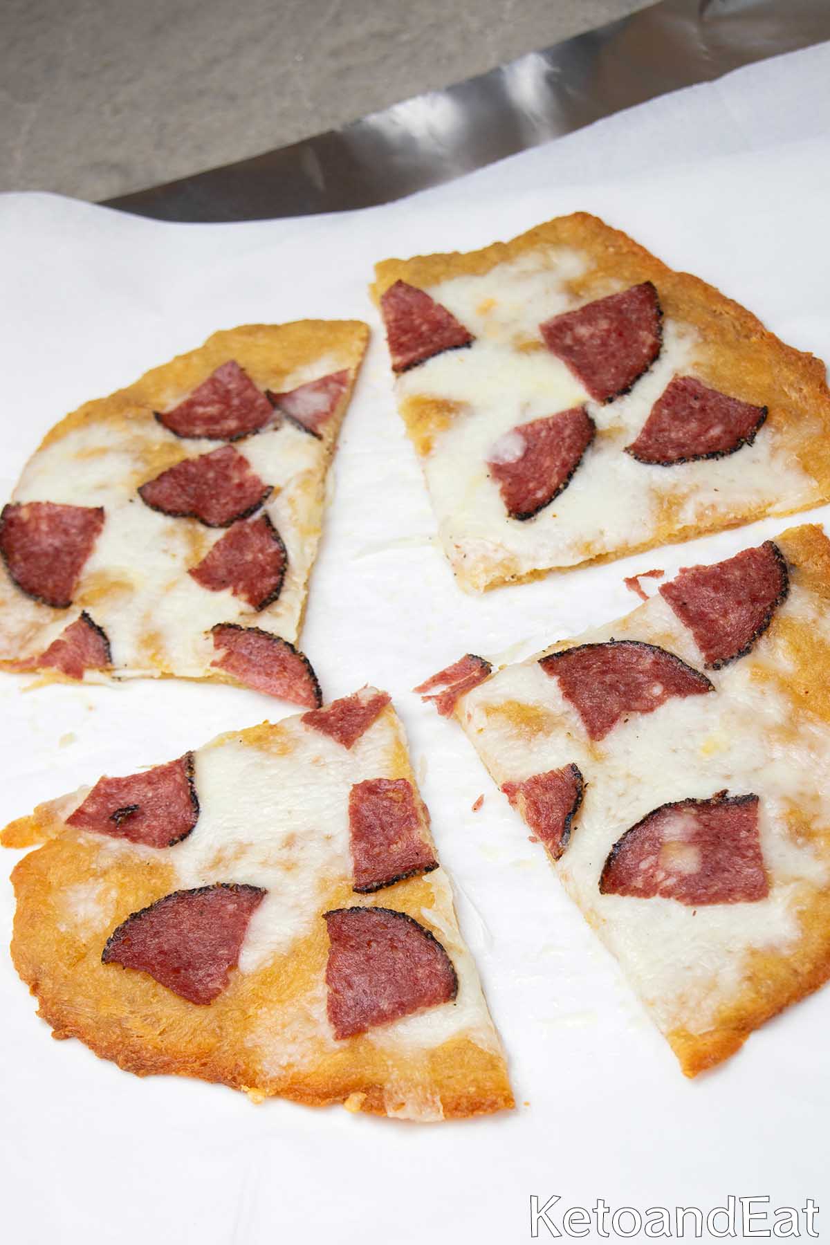 Carnivore Diet Pork Rind Pizza Crust