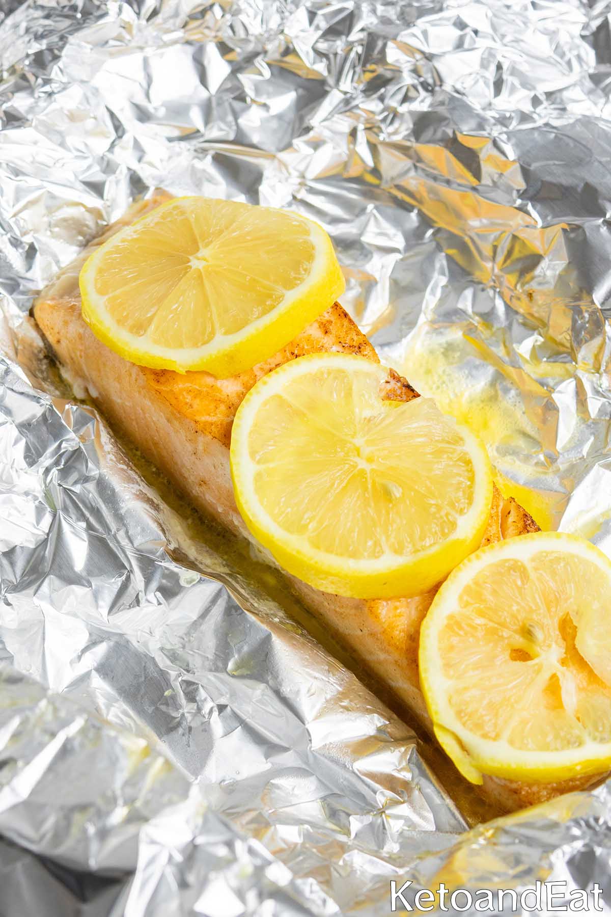 Carnivore Diet Salmon Foil Packets