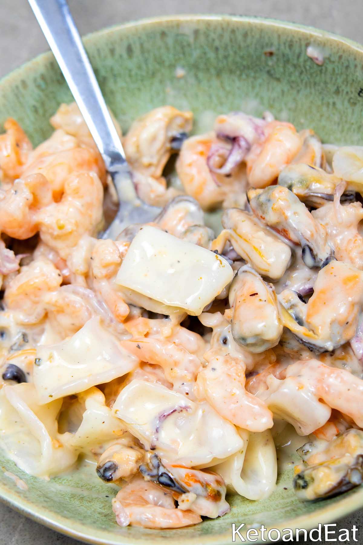 Carnivore Diet Seafood Alfredo