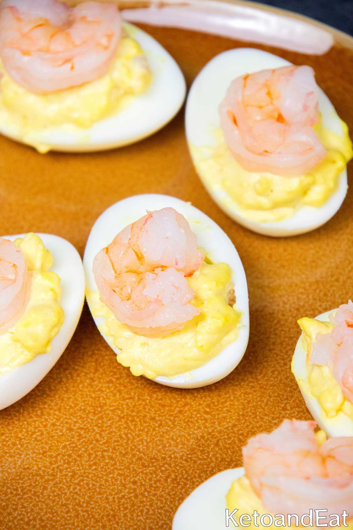 Carnivore Diet Shrimp Deviled Eggs