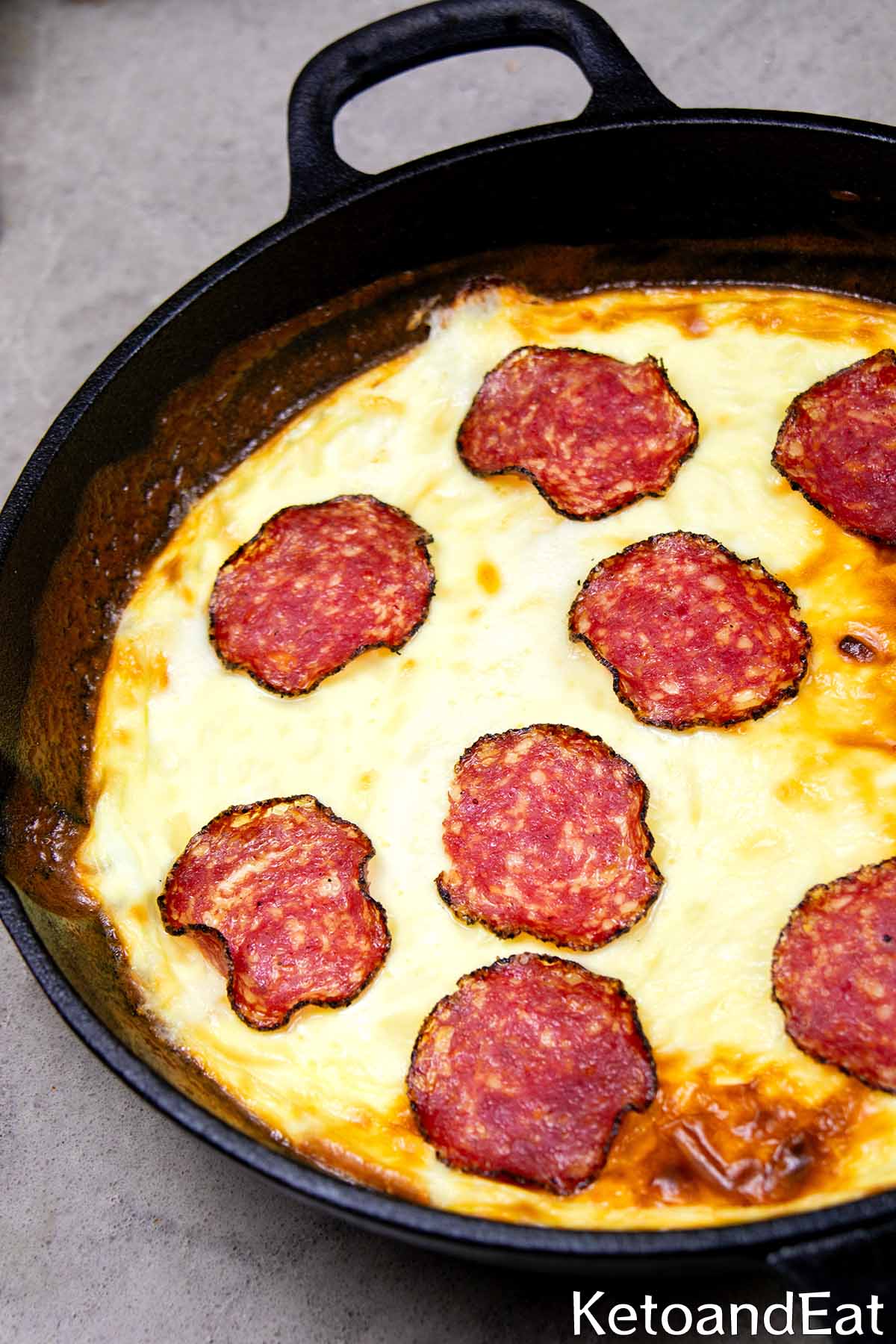 Carnivore Diet Skillet Pizza