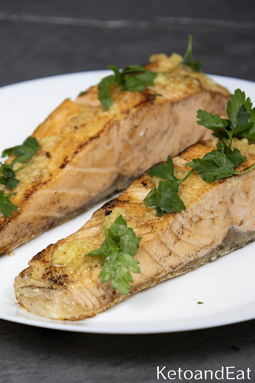 Carnivore Garlic Butter Salmon