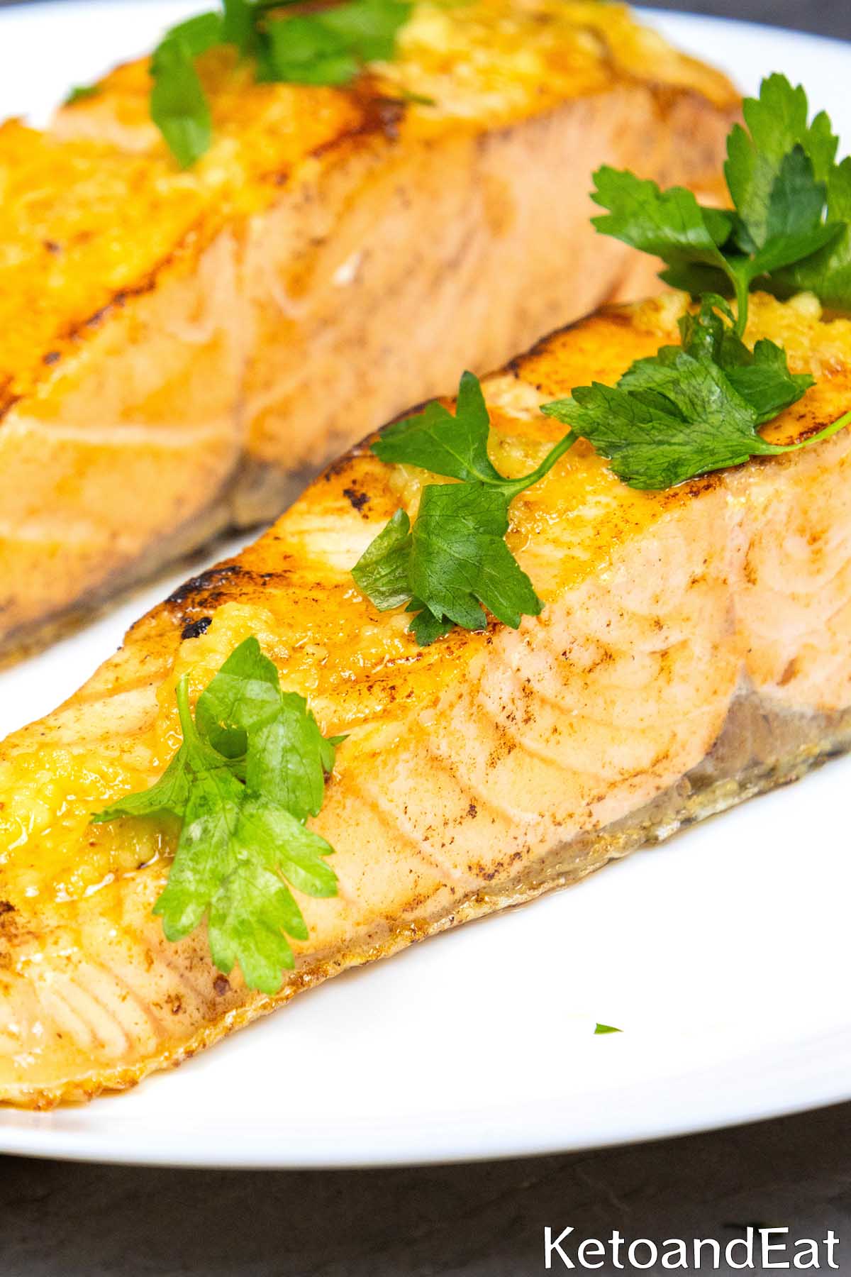 Carnivore Garlic Butter Salmon