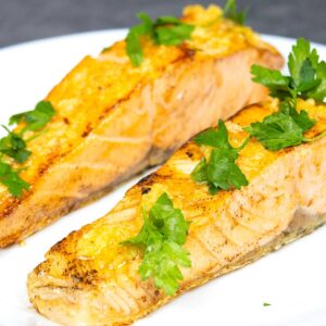 Carnivore Garlic Butter Salmon