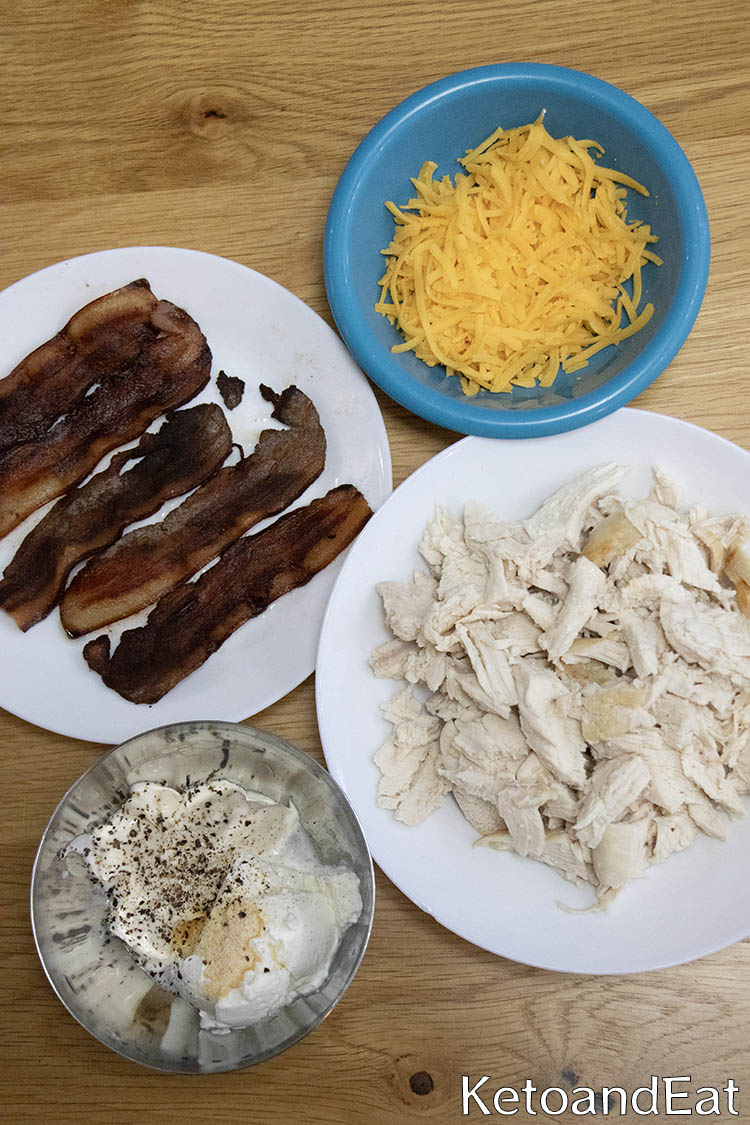 Carnivore Loaded Chicken Salad ing