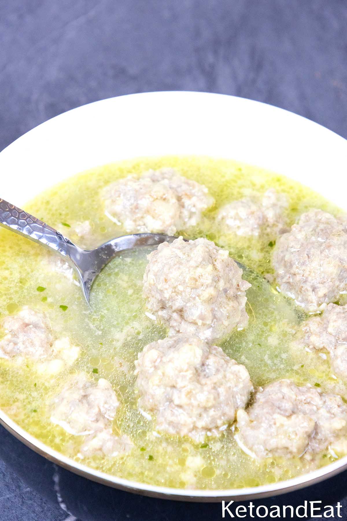 Carnivore Meatball Soup