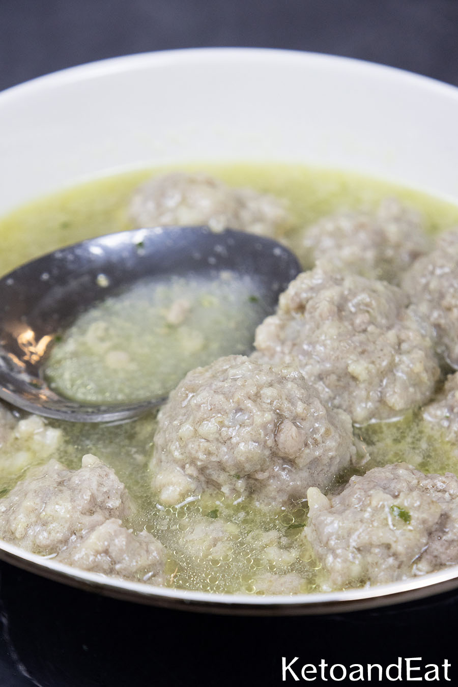 Carnivore Meatball Soup  Recipe