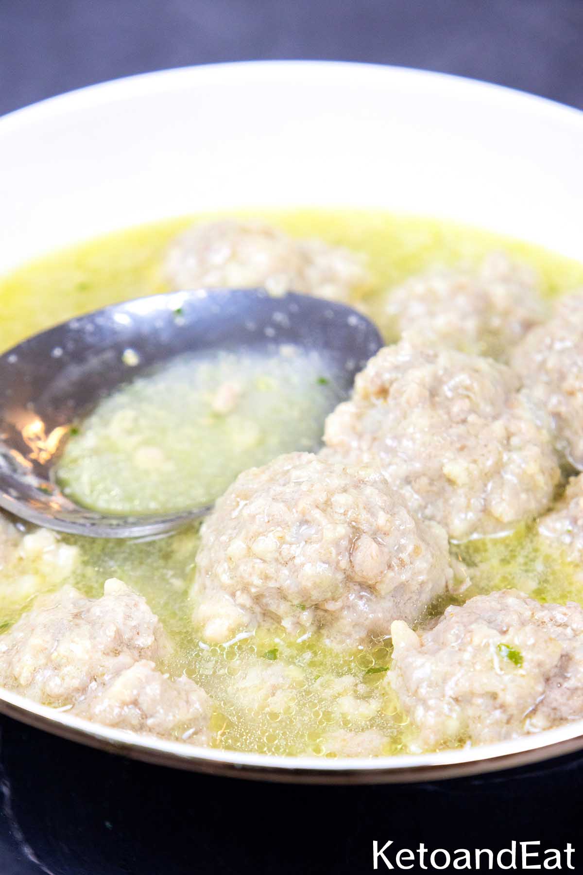 Carnivore Meatball Soup Recipe