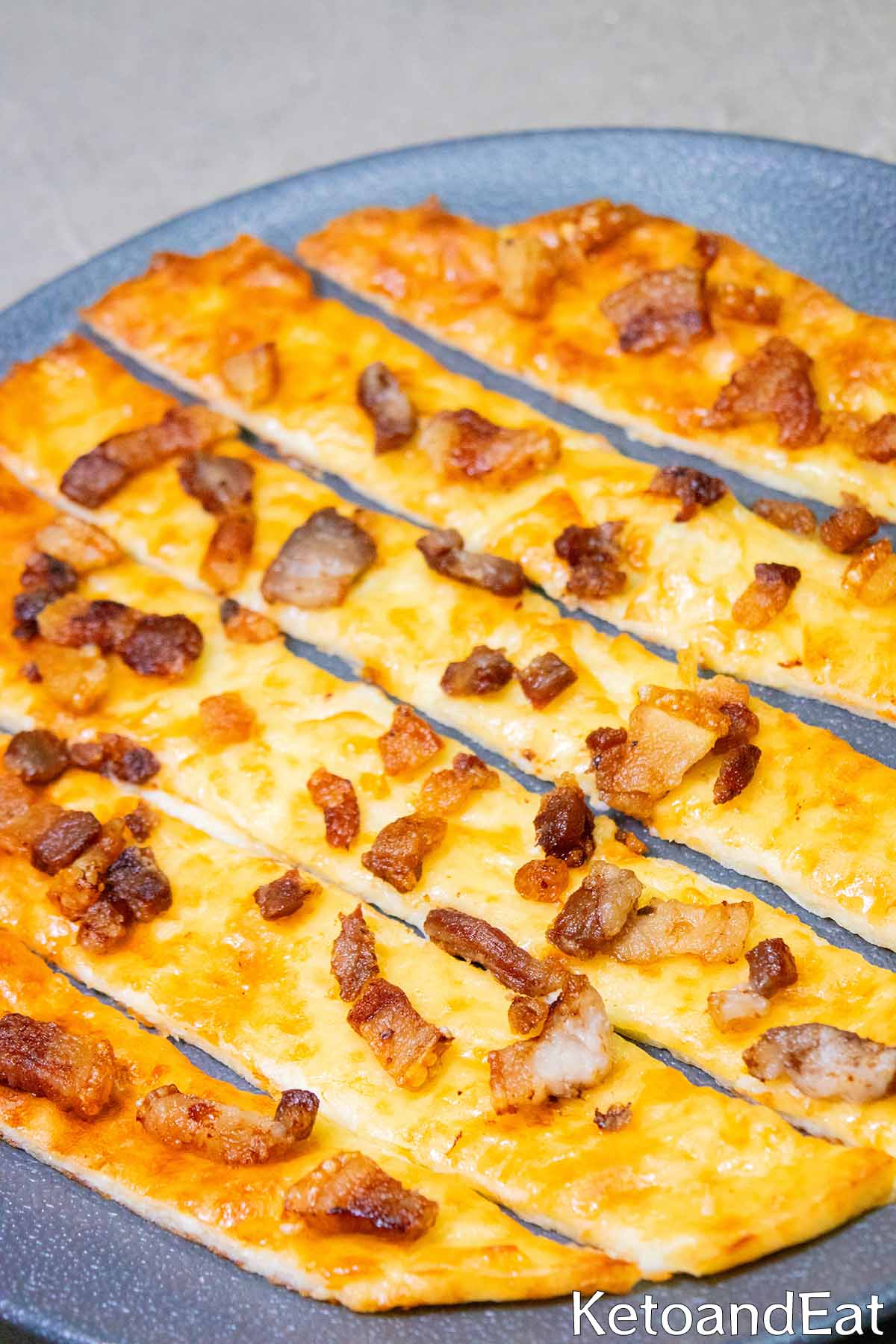 Carnivore Mozzarella Bacon Flatbread