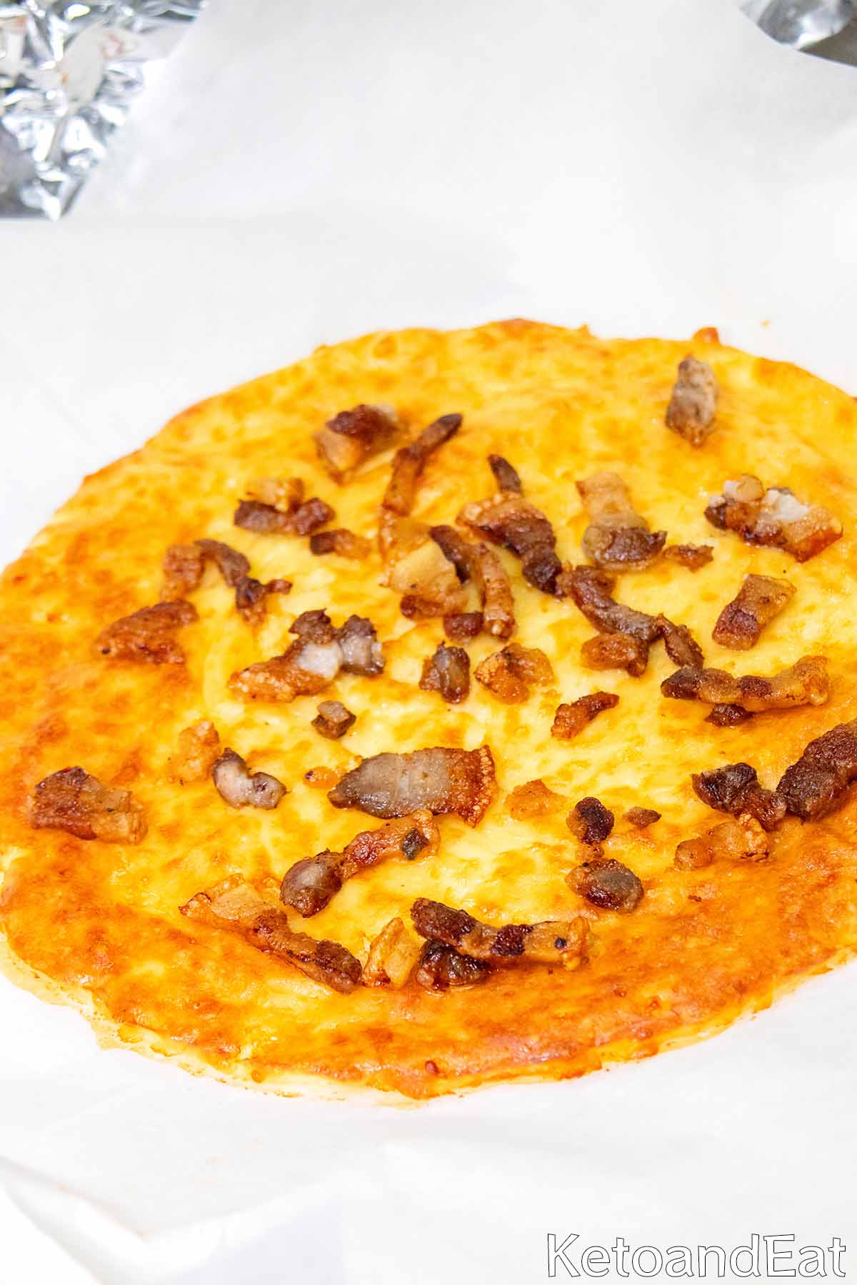 Carnivore Mozzarella Bacon Flatbread