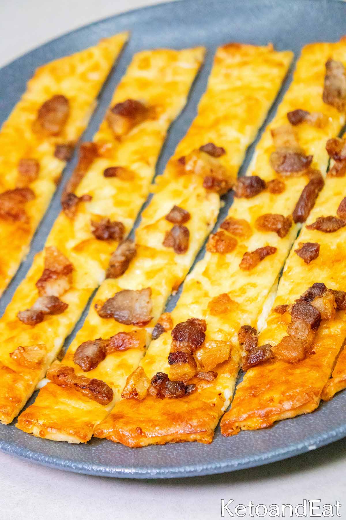 Carnivore Mozzarella Bacon Flatbread