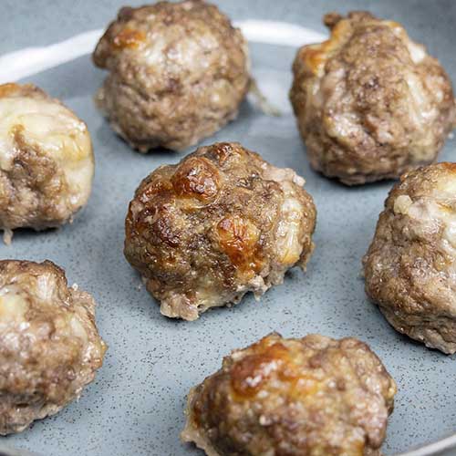 Carnivore Mozzarella & Parmesan Meatballs