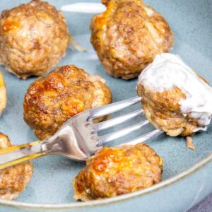 Carnivore Mozzarella & Parmesan Meatballs
