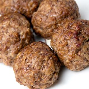 Carnivore Mozzarella Stuffed Meatballs