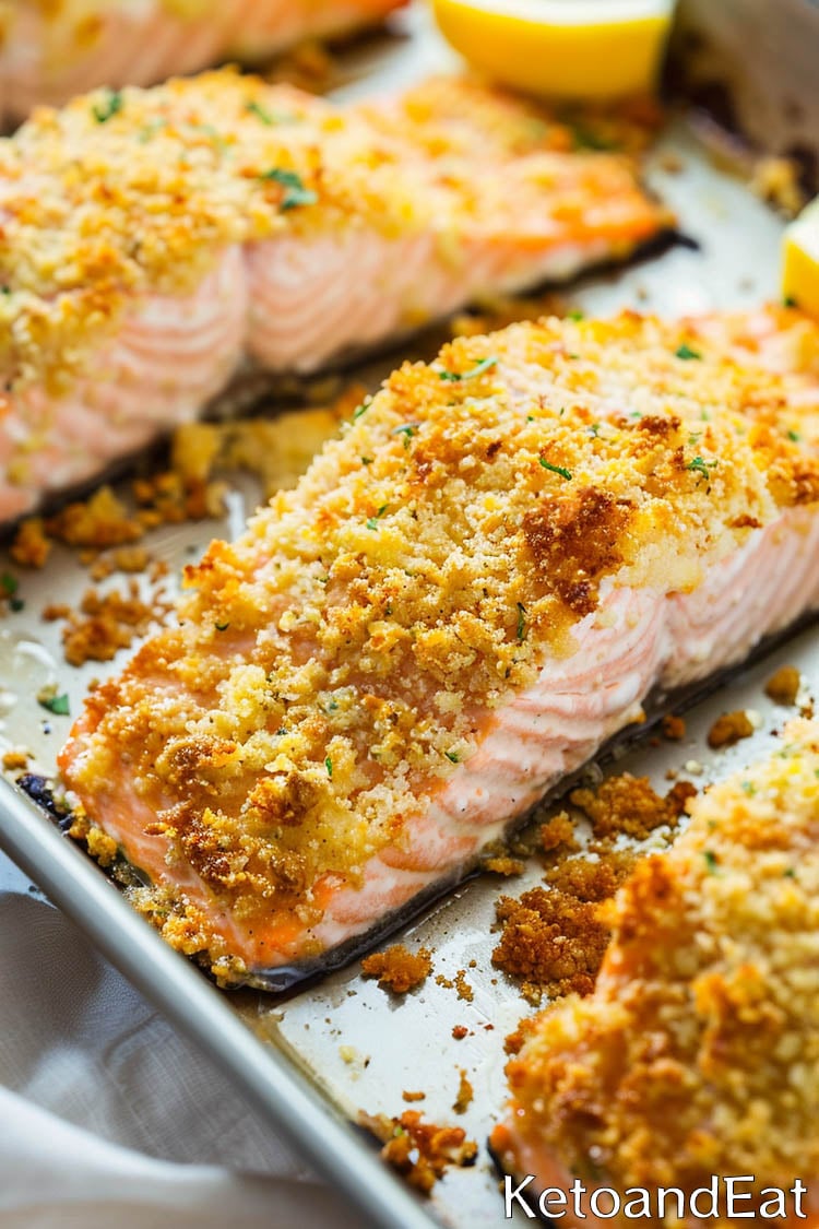 Carnivore Parmsesan Crusted Salmon