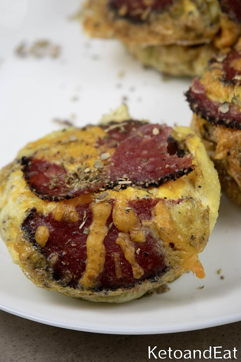 Carnivore Pizza Muffins