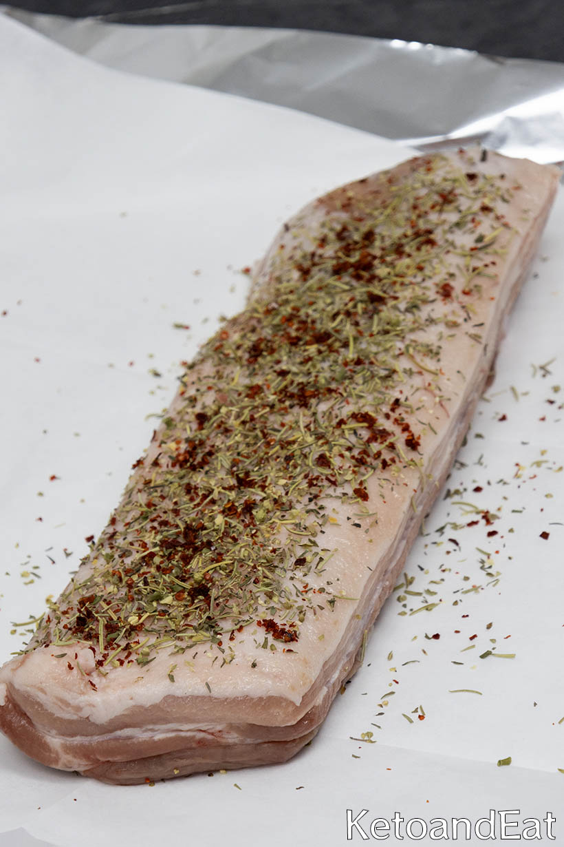 Carnivore Pork Belly Step 2