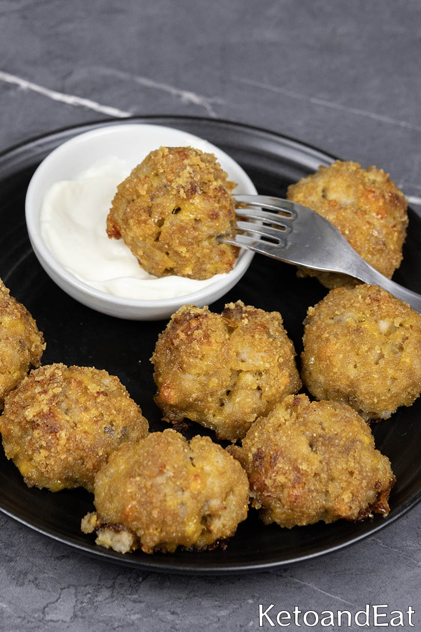 Carnivore Pork Rind Sausage Balls