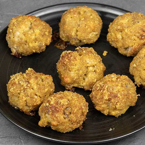 Carnivore Pork Rind Sausage Balls