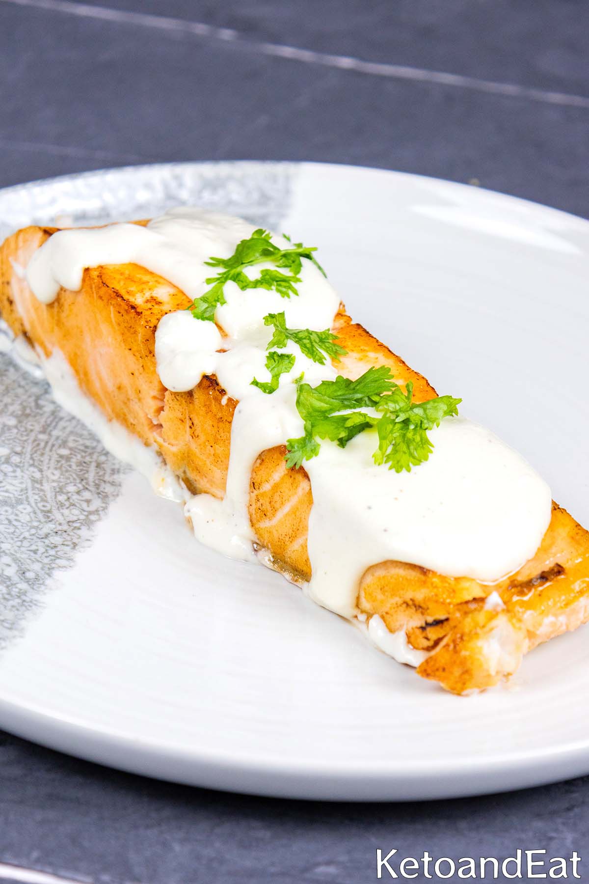 Carnivore Salmon & Cream Cheese Sauce Recipe