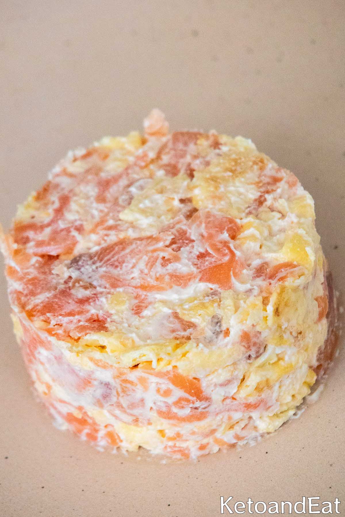 Carnivore Salmon Omelet Salad Recipe