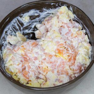 Carnivore Salmon Omelet Salad
