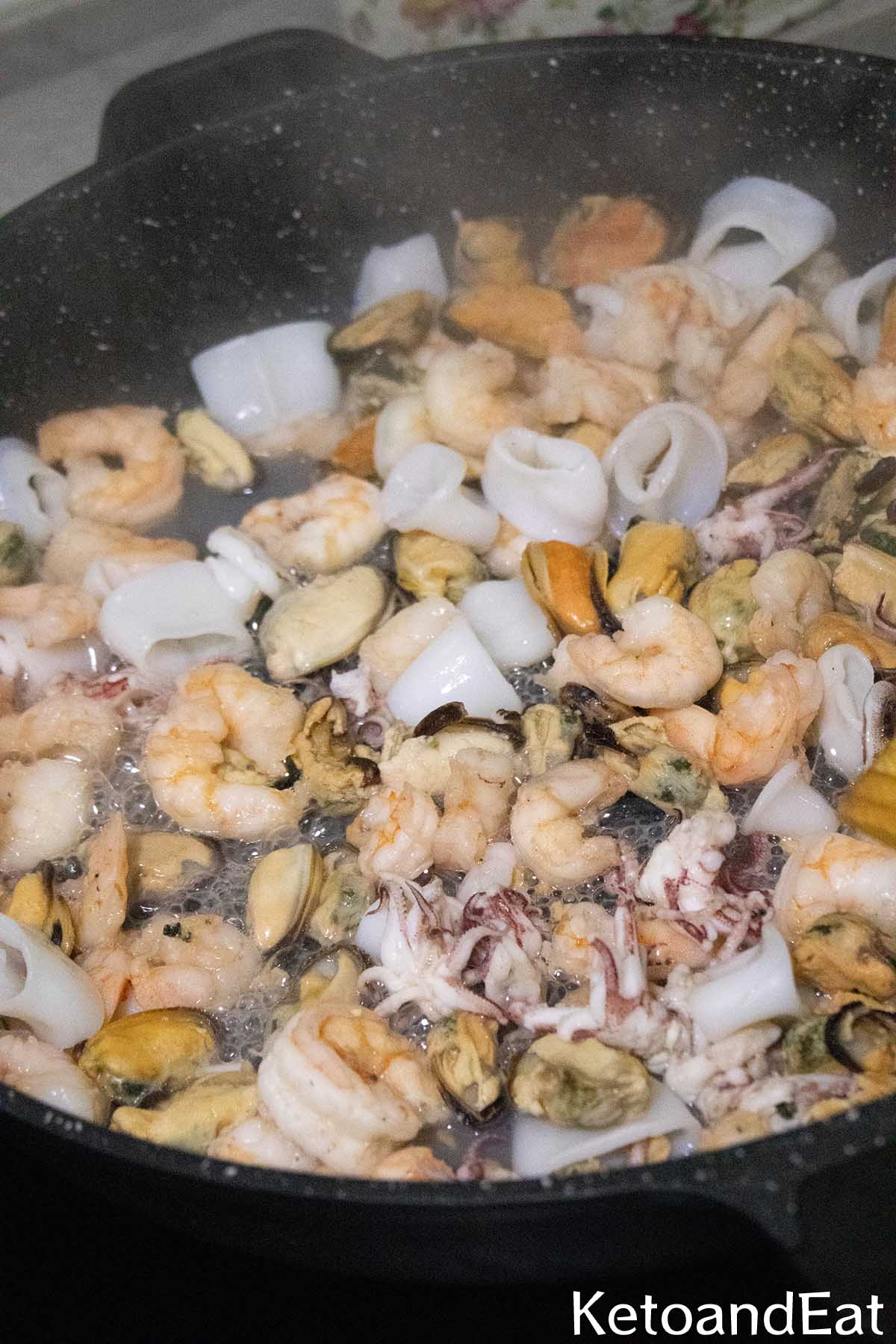 Carnivore Seafood Alfredo Step 1