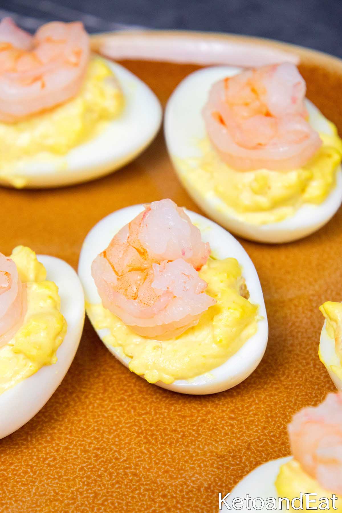 Carnivore Shrimp Deviled Eggs
