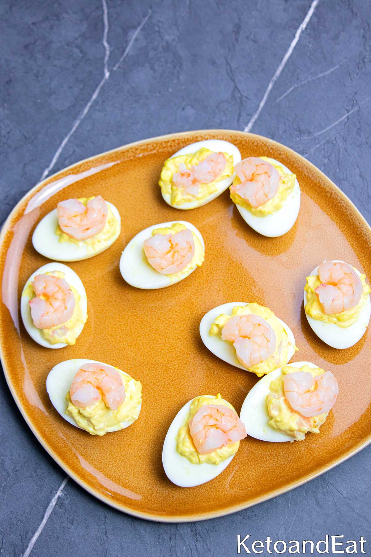 Carnivore Shrimp Deviled Eggs