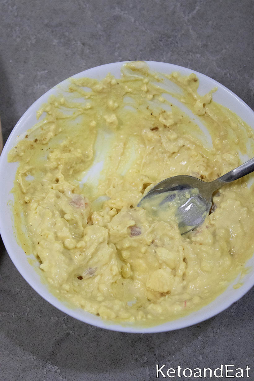 Carnivore Shrimp Deviled Eggs Filling