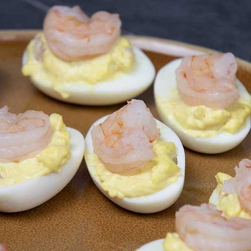 Carnivore Shrimp Deviled Eggs