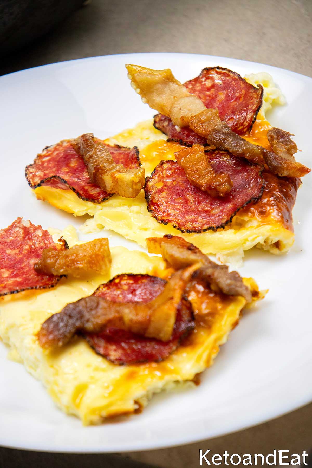 Carnivore Skillet Bacon Pizza Recipe
