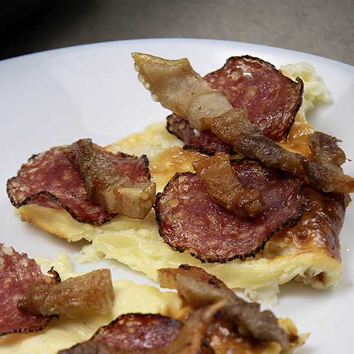 Carnivore Skillet Bacon Pizza