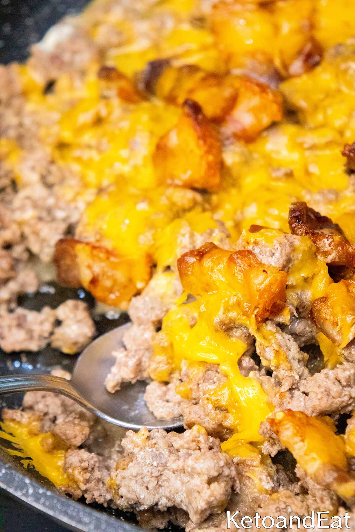 Carnivore Skillet Cheeseburger Casserole