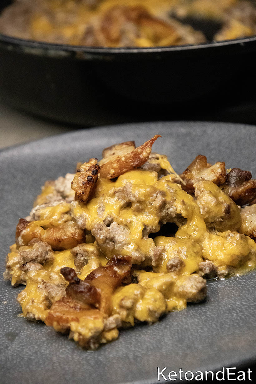 Carnivore Skillet Cheeseburger Casserole  Recipe