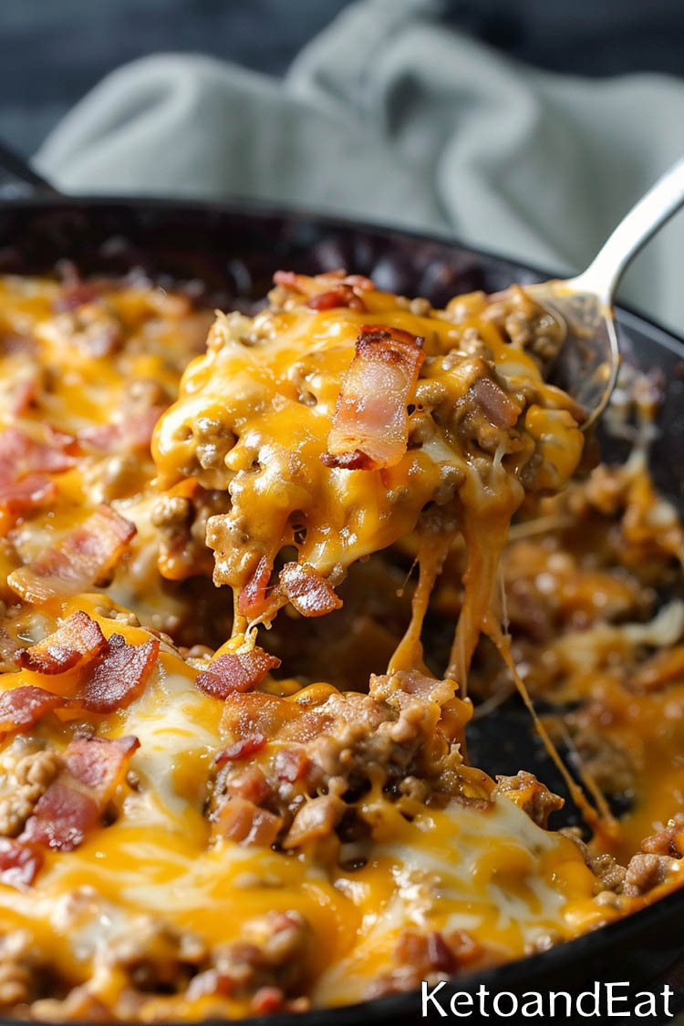 Carnivore Skillet Cheeseburger Casserole - For Carnivore Diet