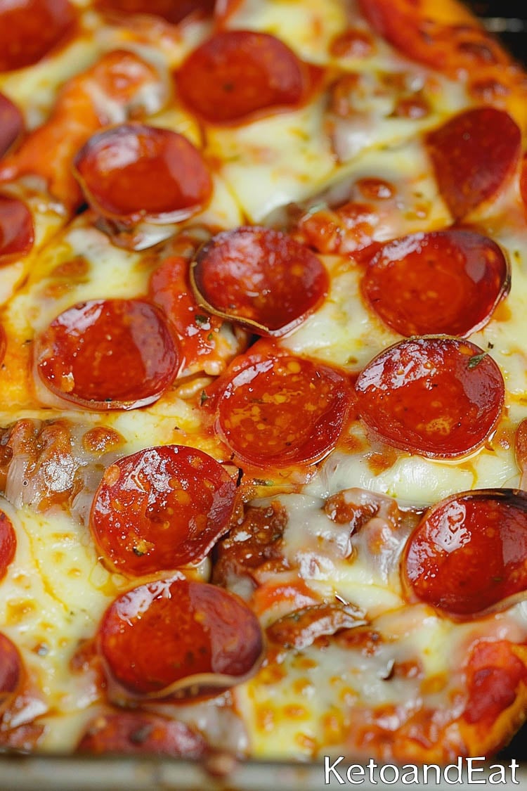 Carnivore Skillet Pepperoni Pizza