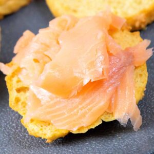 Carnivore Smoked Salmon Biscuits
