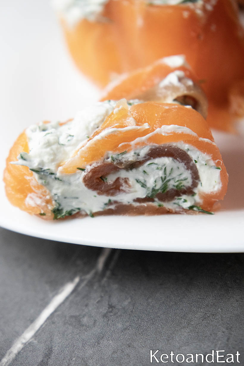 Carnivore Smoked Salmon Roll Ups Recipe