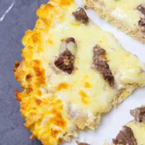 Carnivore Steak & Cheese Pizza