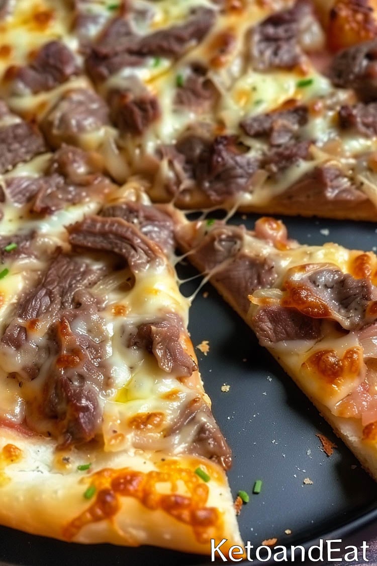 Carnivore Steak & Cheese Pizza
