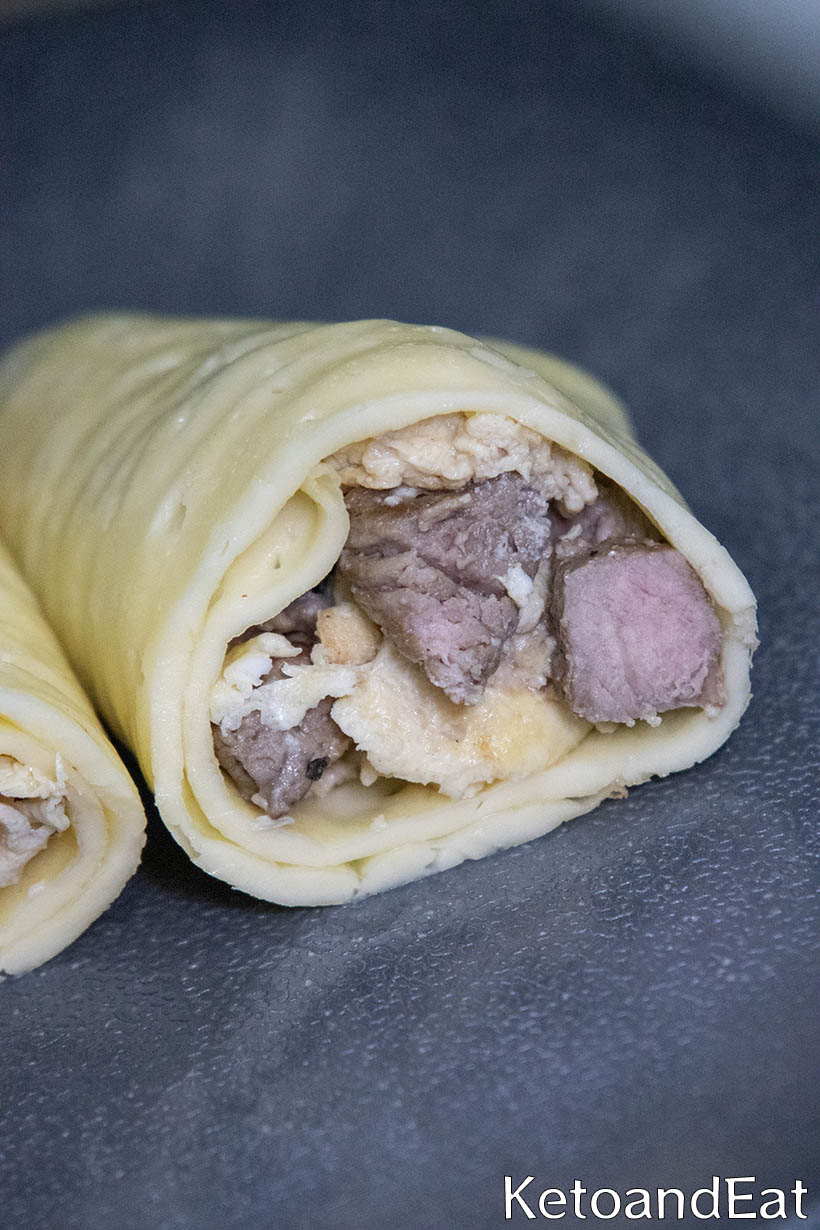Carnivore Steak Egg Wrap Recipe
