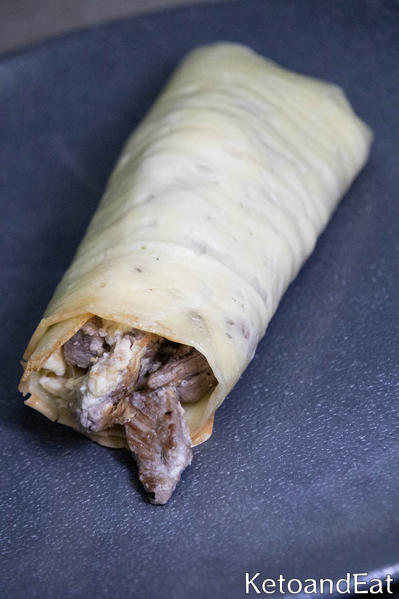 Carnivore Steak Egg Wrap