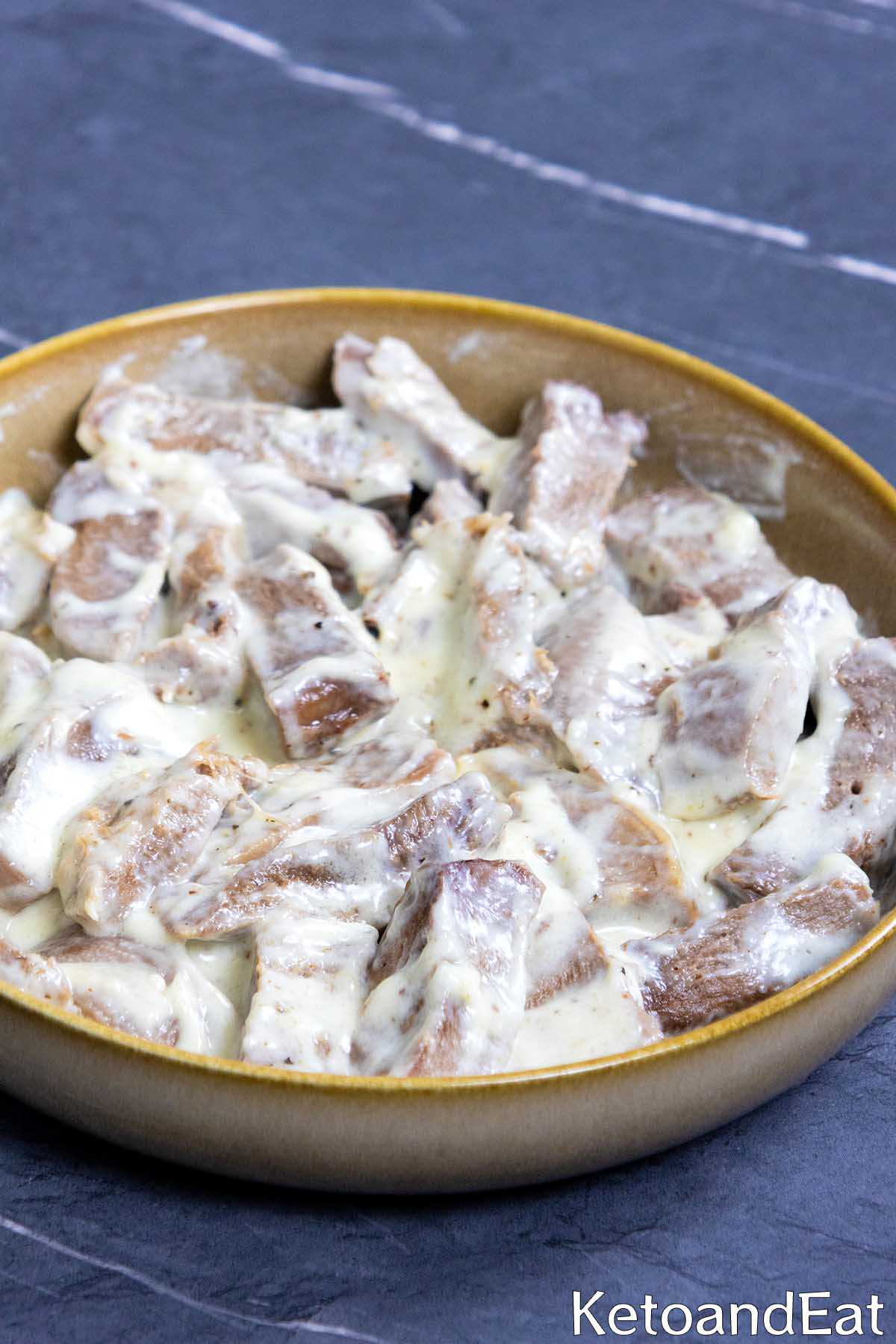 Carnivore Tongue in Cream Sauce Recipe